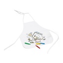 NILO. Grembiule per bambini da colorare in TNT (80 g/m²)