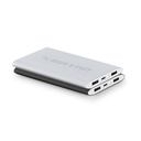 NOBEL. Power bank 7'200 mAh in alluminio riciclato (100% rAL)