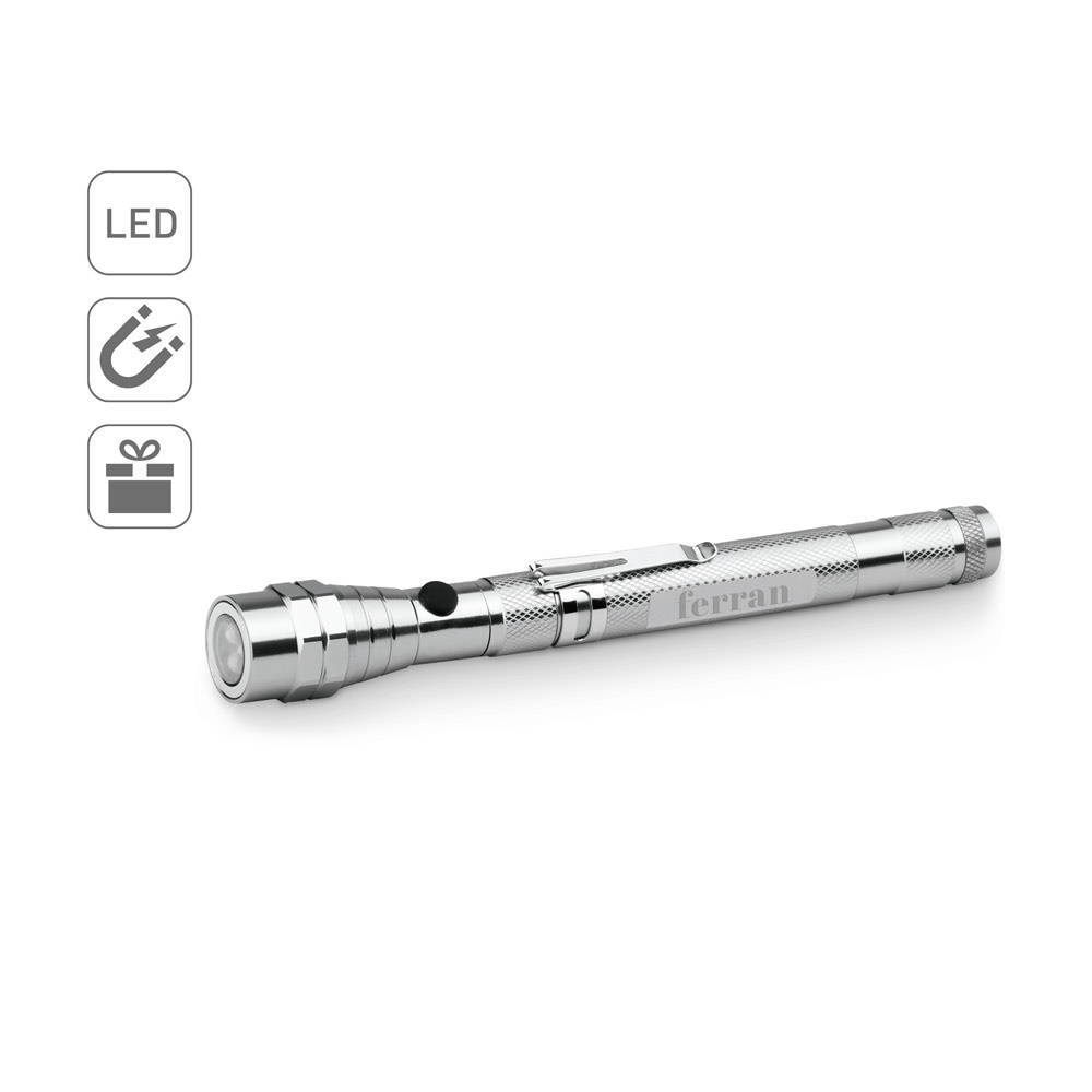 NOBEND. Torcia LED estensibile in metallo