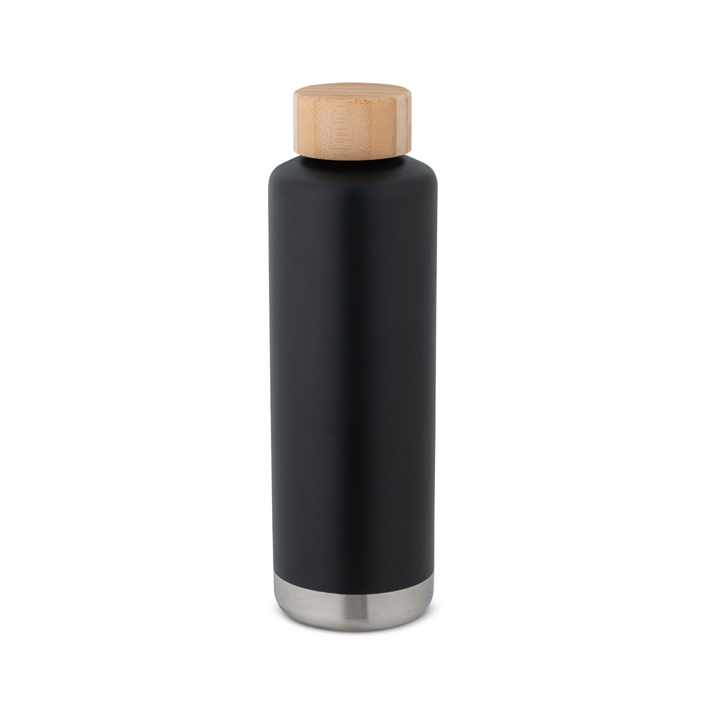 NORRE BOTTLE. Borraccia in acciaio inox (riciclata al 36%) con doppio corpo e sistema sottovuoto 640 mL
