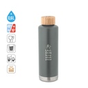 NORRE BOTTLE. Borraccia in acciaio inox (riciclata al 36%) con doppio corpo e sistema sottovuoto 640 mL