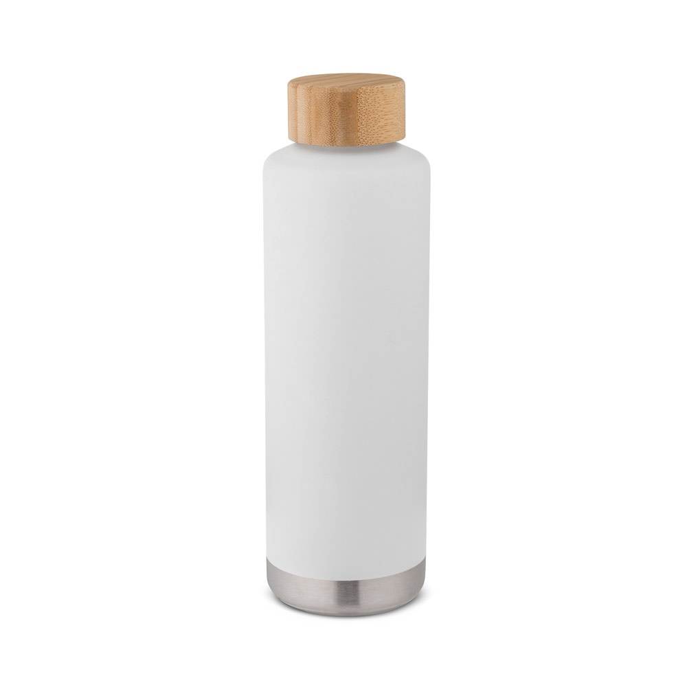 NORRE BOTTLE. Borraccia in acciaio inox (riciclata al 36%) con doppio corpo e sistema sottovuoto 640 mL