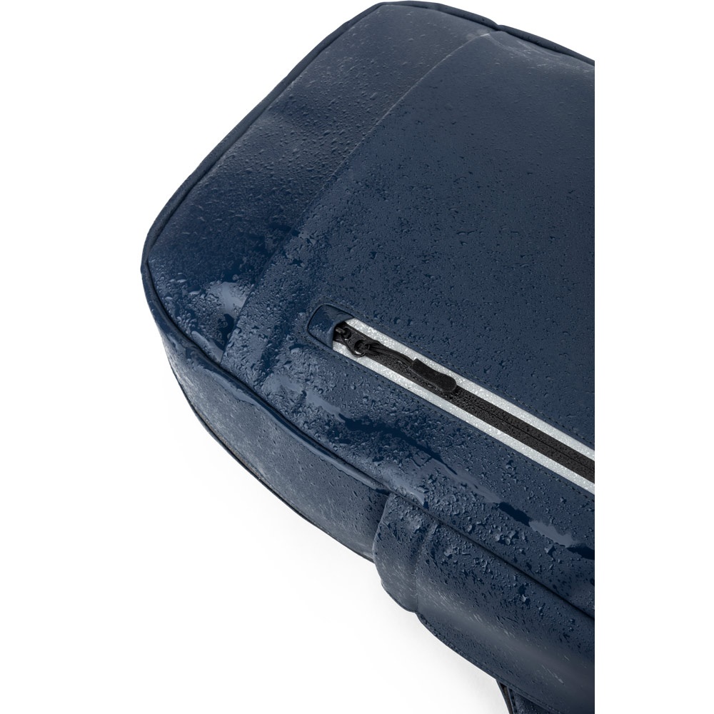 NOUMEA. Zaino per laptop (16") in PU, con cerniere resistenti all'acqua