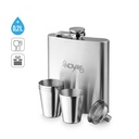 NOVAK. Set bottiglia e bicchieri in acciaio inossidabile 200 mL