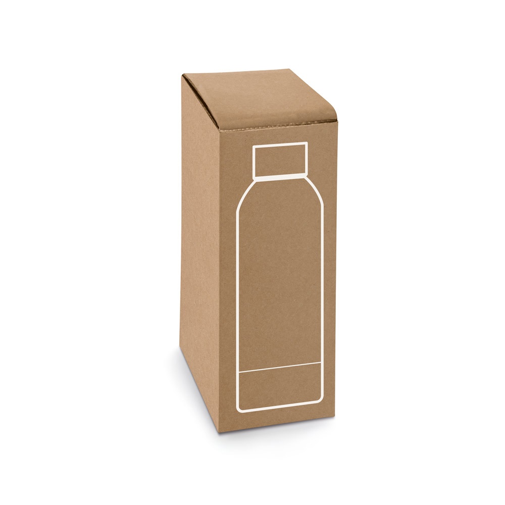 ODIN METTALIC. Borraccia in acciaio inox riciclato al 90% 550 mL