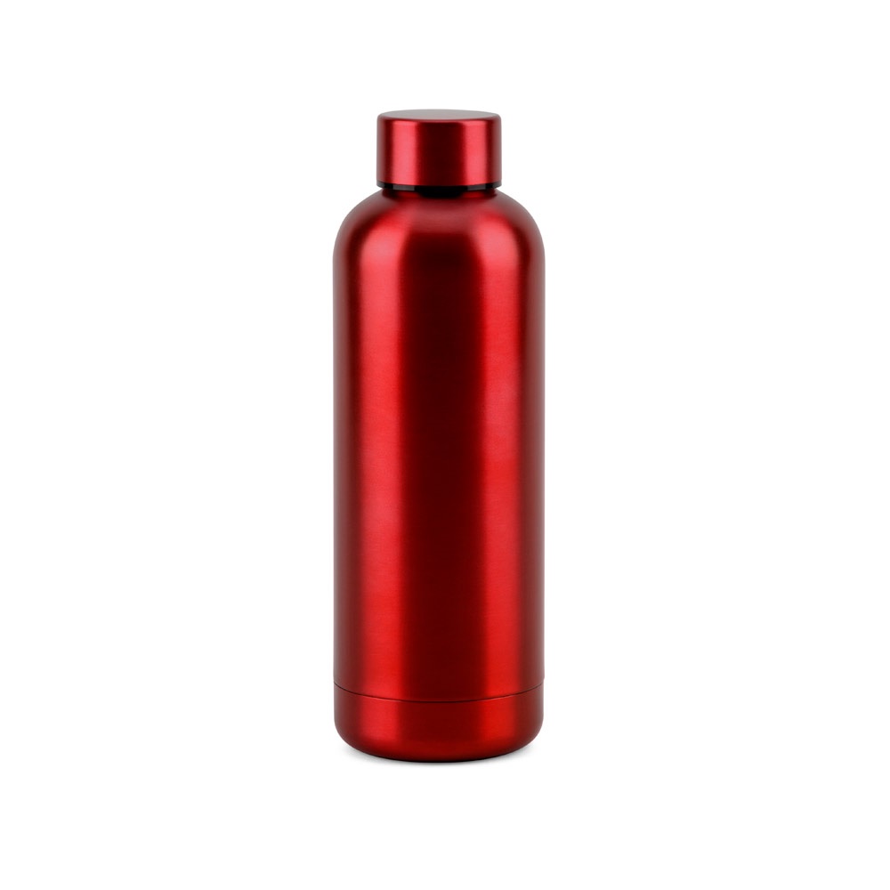 ODIN METTALIC. Borraccia in acciaio inox riciclato al 90% 550 mL