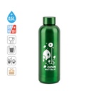 ODIN METTALIC. Borraccia in acciaio inox riciclato al 90% 550 mL