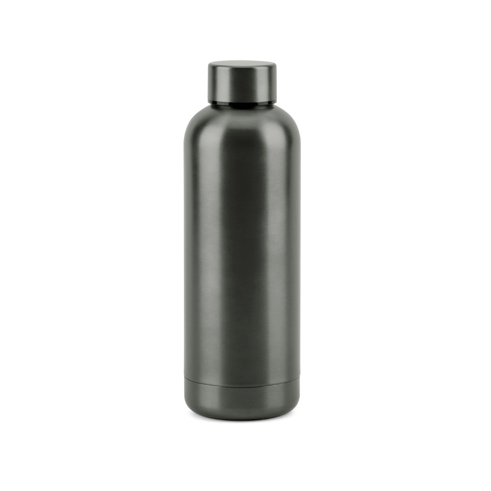 ODIN METTALIC. Borraccia in acciaio inox riciclato al 90% 550 mL