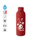 ODIN. Borraccia in acciaio inox (riciclata al 36%) con finitura in gomma 550ml