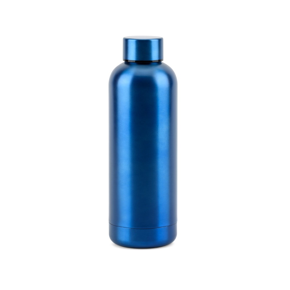 ODIN METTALIC. Borraccia in acciaio inox riciclato al 90% 550 mL
