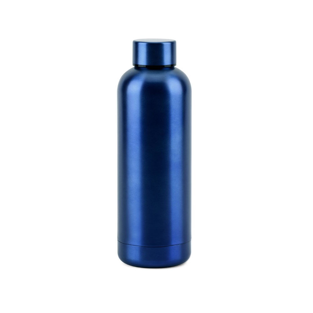 ODIN METTALIC. Borraccia in acciaio inox riciclato al 90% 550 mL