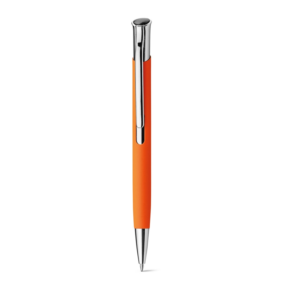 OLAF SOFT. Penna a sfera in alluminio con finitura in gomma