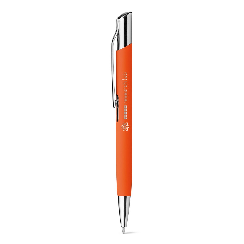 OLAF SOFT. Penna a sfera in alluminio con finitura in gomma