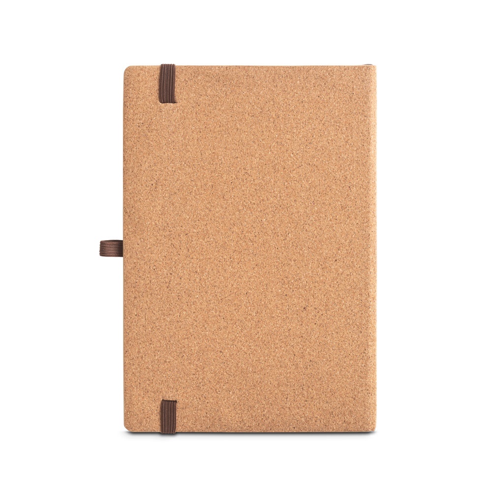 ORWELL. Block notes A5 in bambù e fogli in sughero con pagine a righe
