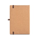 ORWELL. Block notes A5 in bambù e fogli in sughero con pagine a righe