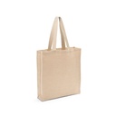 PADOVA. Borsa in juco (275 g/m²) con tasca interna 100% cotone (120 g/m²)