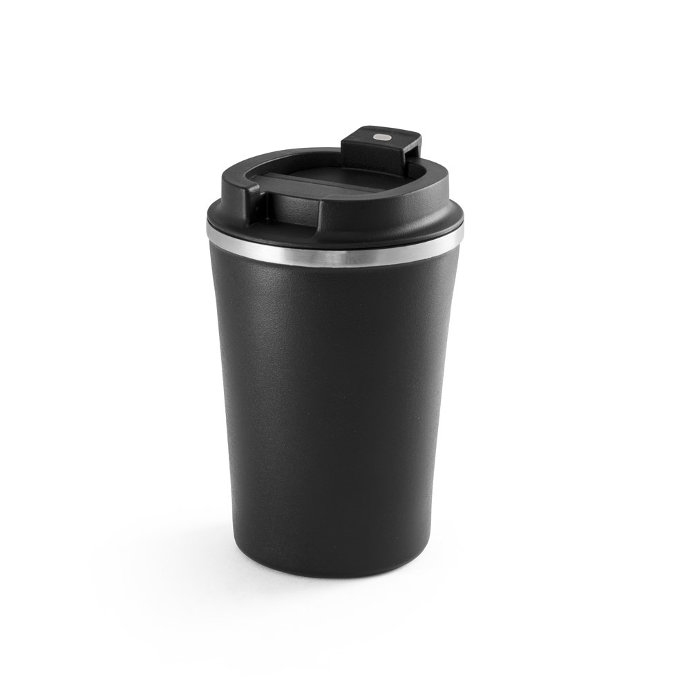 PHELPS CERAMIC. Bicchiere da viaggio in acciaio inossidabile con interno in ceramica 470 ml