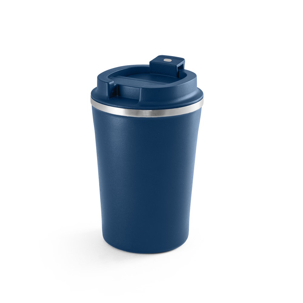 PHELPS CERAMIC. Bicchiere da viaggio in acciaio inossidabile con interno in ceramica 470 ml