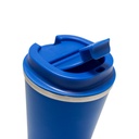 PHELPS. Bicchiere da viaggio in acciaio inox e PP 470ml