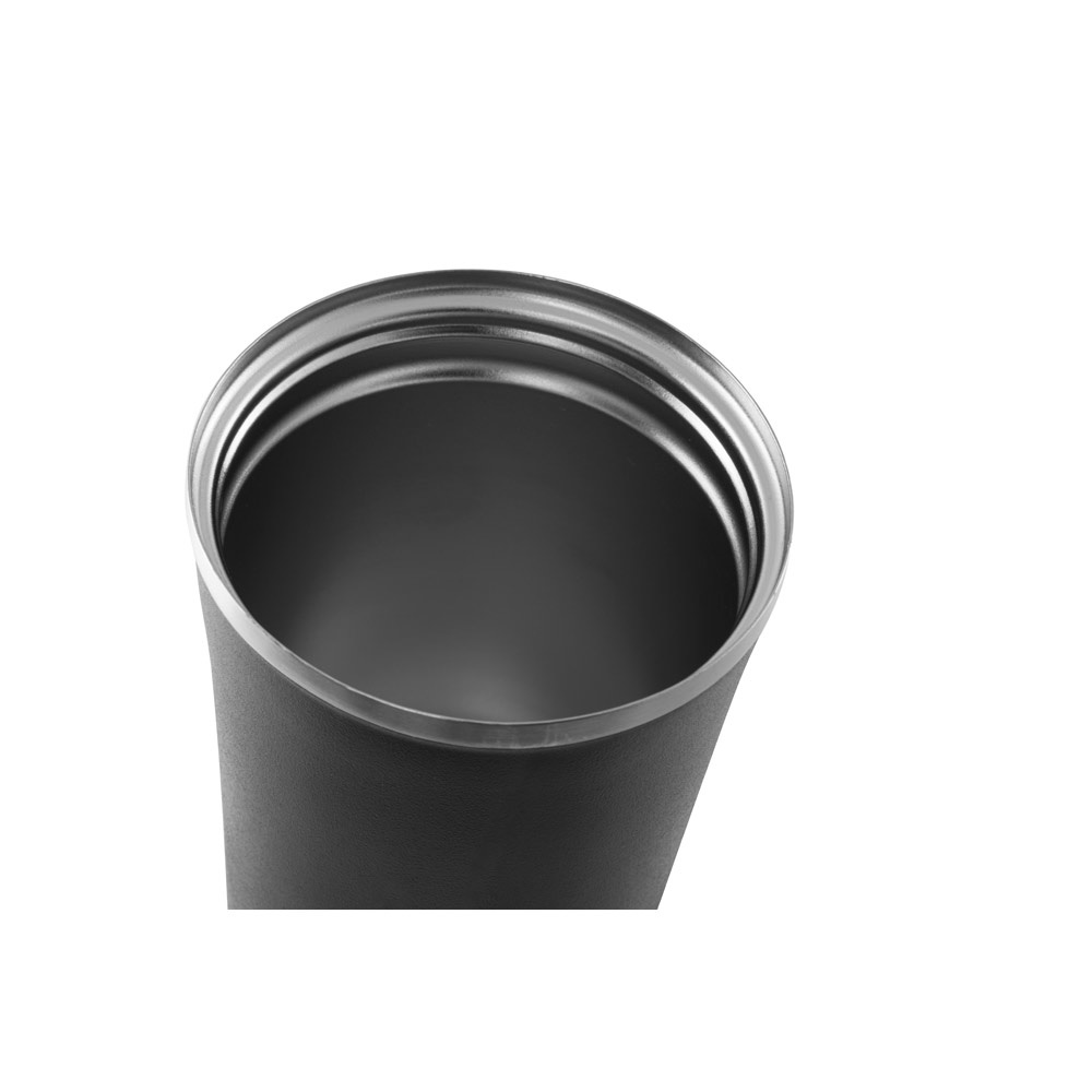 PHELPS. Bicchiere da viaggio in acciaio inox e PP 470ml