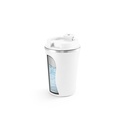 PHELPS. Bicchiere da viaggio in acciaio inox e PP 470ml