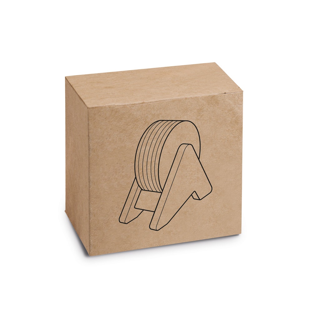 PLYCORK. Supporto in compensato con 6 sottobicchieri in sughero