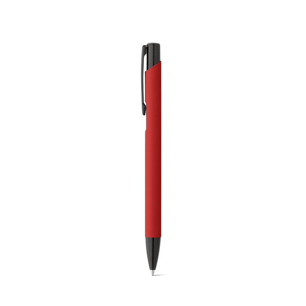 POPPINS. Penna a sfera in alluminio con finitura in gomma