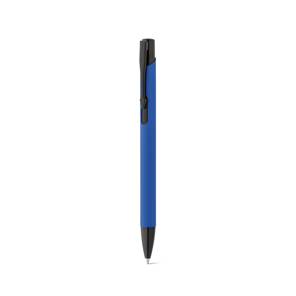 POPPINS. Penna a sfera in alluminio con finitura in gomma
