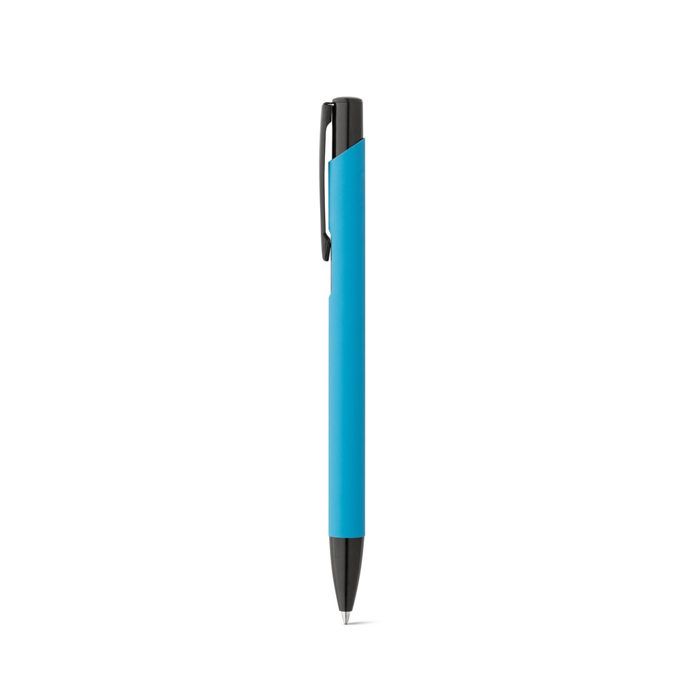 POPPINS. Penna a sfera in alluminio con finitura in gomma