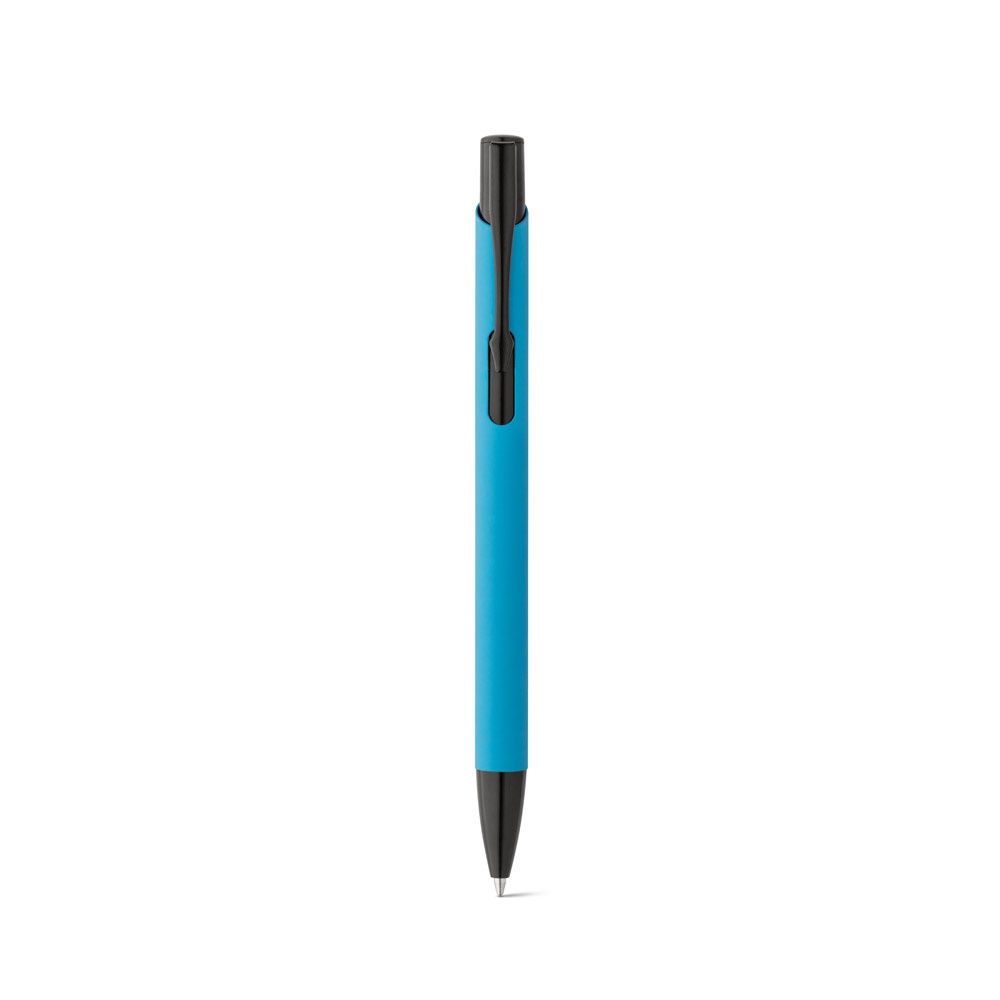 POPPINS. Penna a sfera in alluminio con finitura in gomma