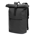 PORTLAND. Zaino “roll top” in PU con tasca per laptop da 16"