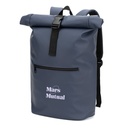 PORTLAND. Zaino “roll top” in PU con tasca per laptop da 16"
