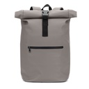 PORTLAND. Zaino “roll top” in PU con tasca per laptop da 16"