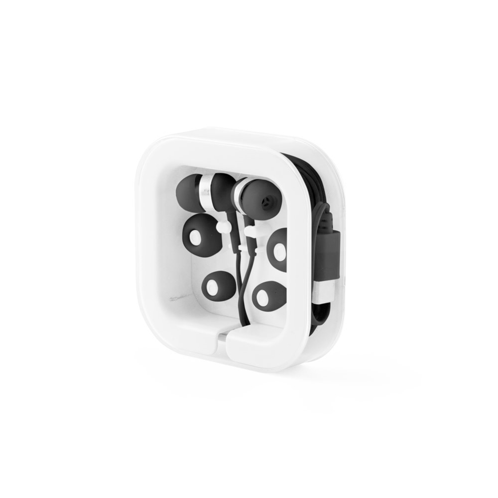 PRESLEY. Auricolari con cavo USB-C da 1.2 metri e microfono integrato in ABS