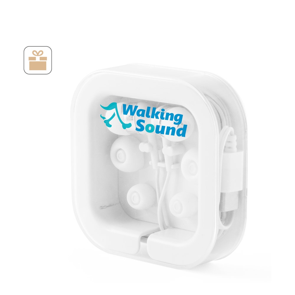 PRESLEY. Auricolari con cavo USB-C da 1.2 metri e microfono integrato in ABS