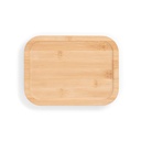 PORTOBELLO. Porta pranzo. Contenitore ermetico in vetro borosilicato e coperchio in bambù 1000 mL