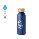 QUETA. Bottiglia in alluminio con coperchio in bambù 550 mL
