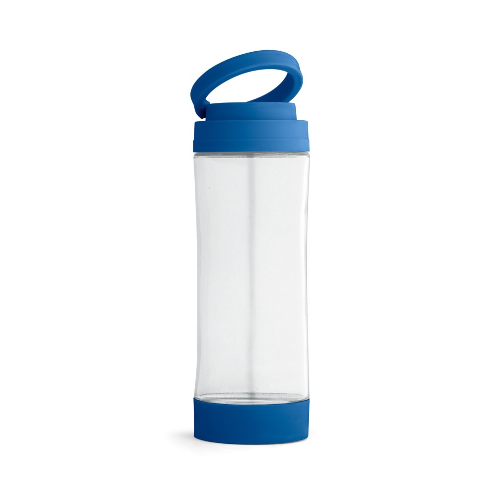 QUINTANA. Borraccia sportiva in vetro con tappo in PP 390 mL