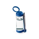 QUINTANA. Borraccia sportiva in vetro con tappo in PP 390 mL