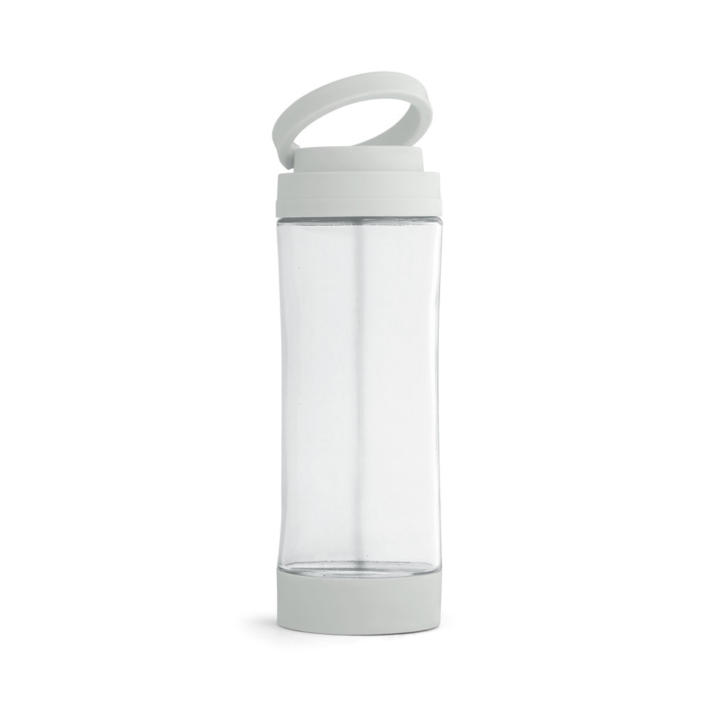QUINTANA. Borraccia sportiva in vetro con tappo in PP 390 mL