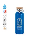 RAGNAR. Borraccia in acciaio inox (riciclata al 36%) a doppia parete termica, isolata sottovuoto 570 mL