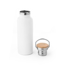 RAGNAR. Borraccia in acciaio inox (riciclata al 36%) a doppia parete termica, isolata sottovuoto 570 mL