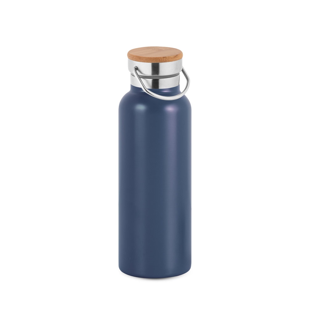 RAGNAR. Borraccia in acciaio inox (riciclata al 36%) a doppia parete termica, isolata sottovuoto 570 mL