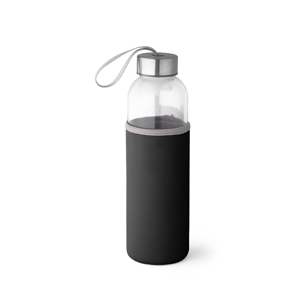 RAISE. Borraccia sportiva in vetro e acciaio inossidabile 520 mL