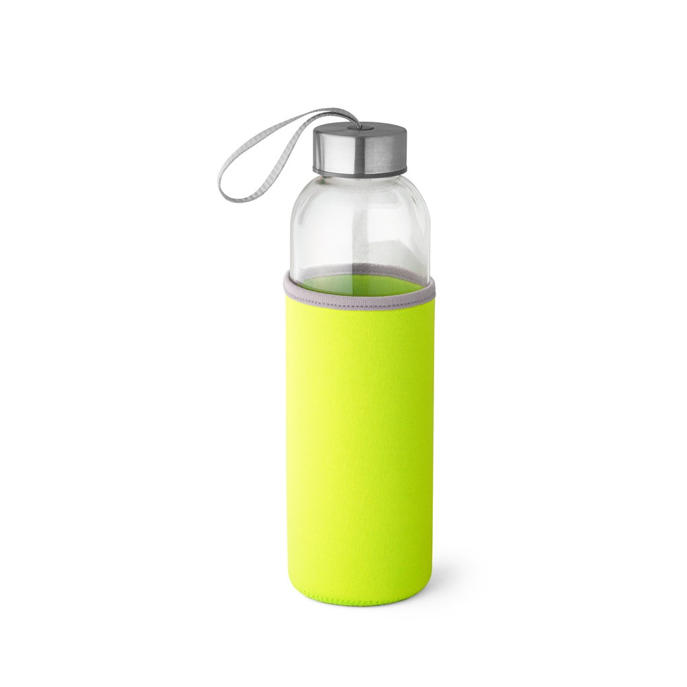 RAISE. Borraccia sportiva in vetro e acciaio inossidabile 520 mL