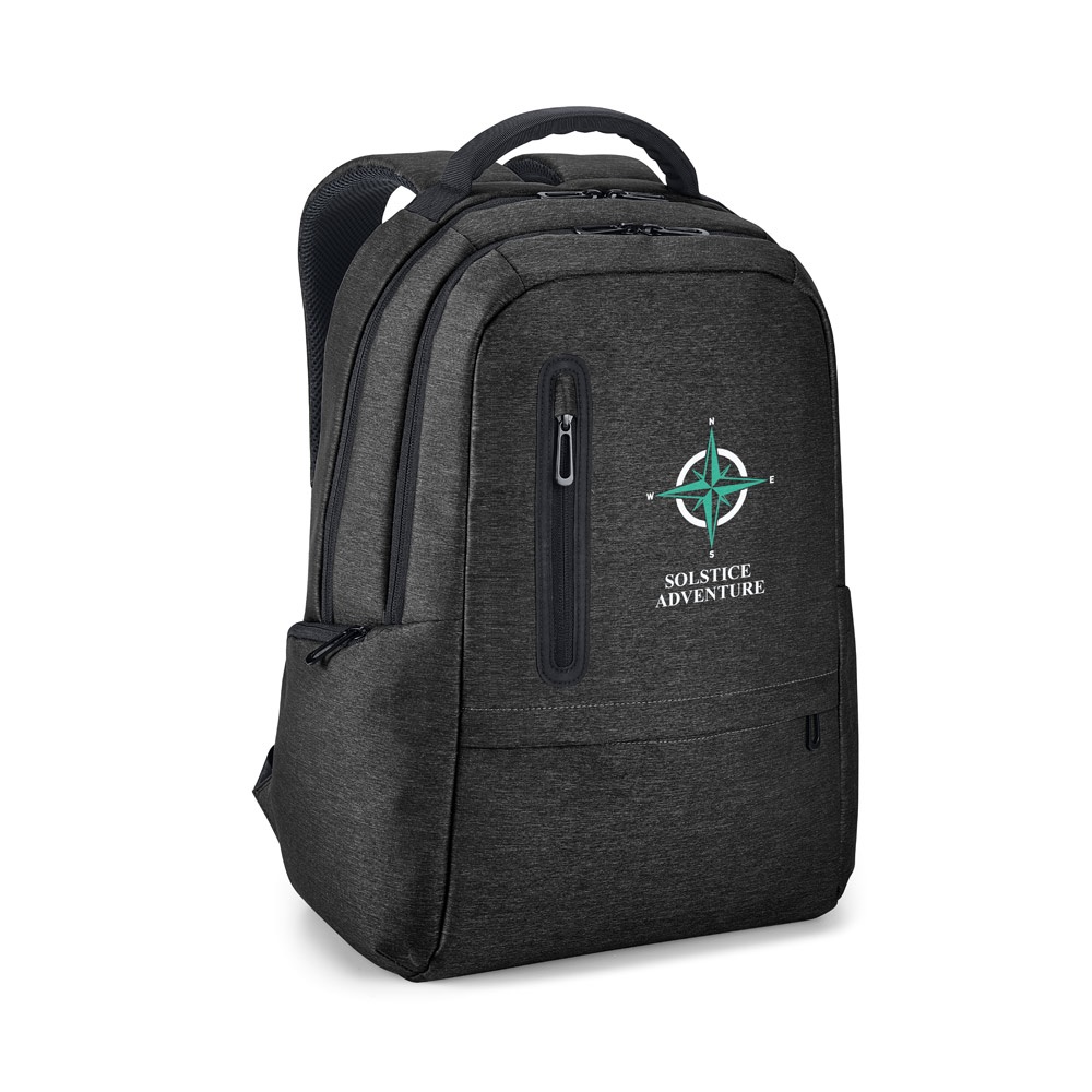 RE-BOSTON. Zaino per laptop in nylon riciclato 2Tone resistente all'acqua con scomparto 210D