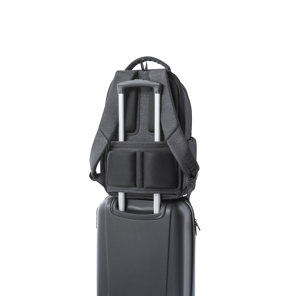RE-BOSTON. Zaino per laptop in nylon riciclato 2Tone resistente all'acqua con scomparto 210D