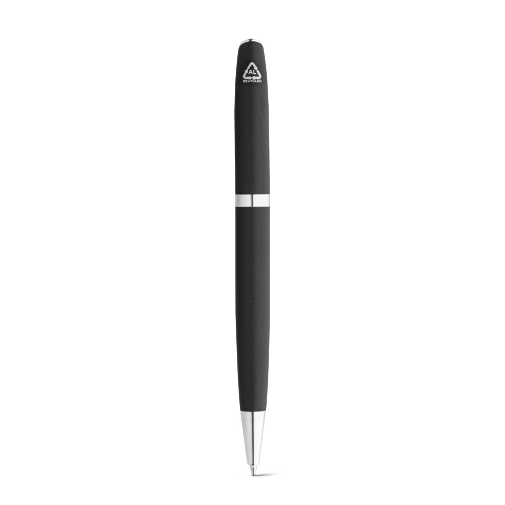 RE-LANDO-SET. Set penna roller e penna a sfera con corpo in alluminio riciclato (100% rAL)