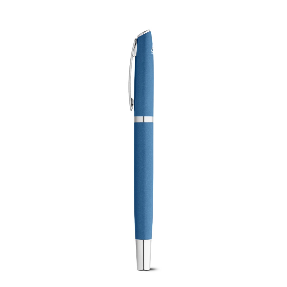 RE-LANDO-SET. Set penna roller e penna a sfera con corpo in alluminio riciclato (100% rAL)