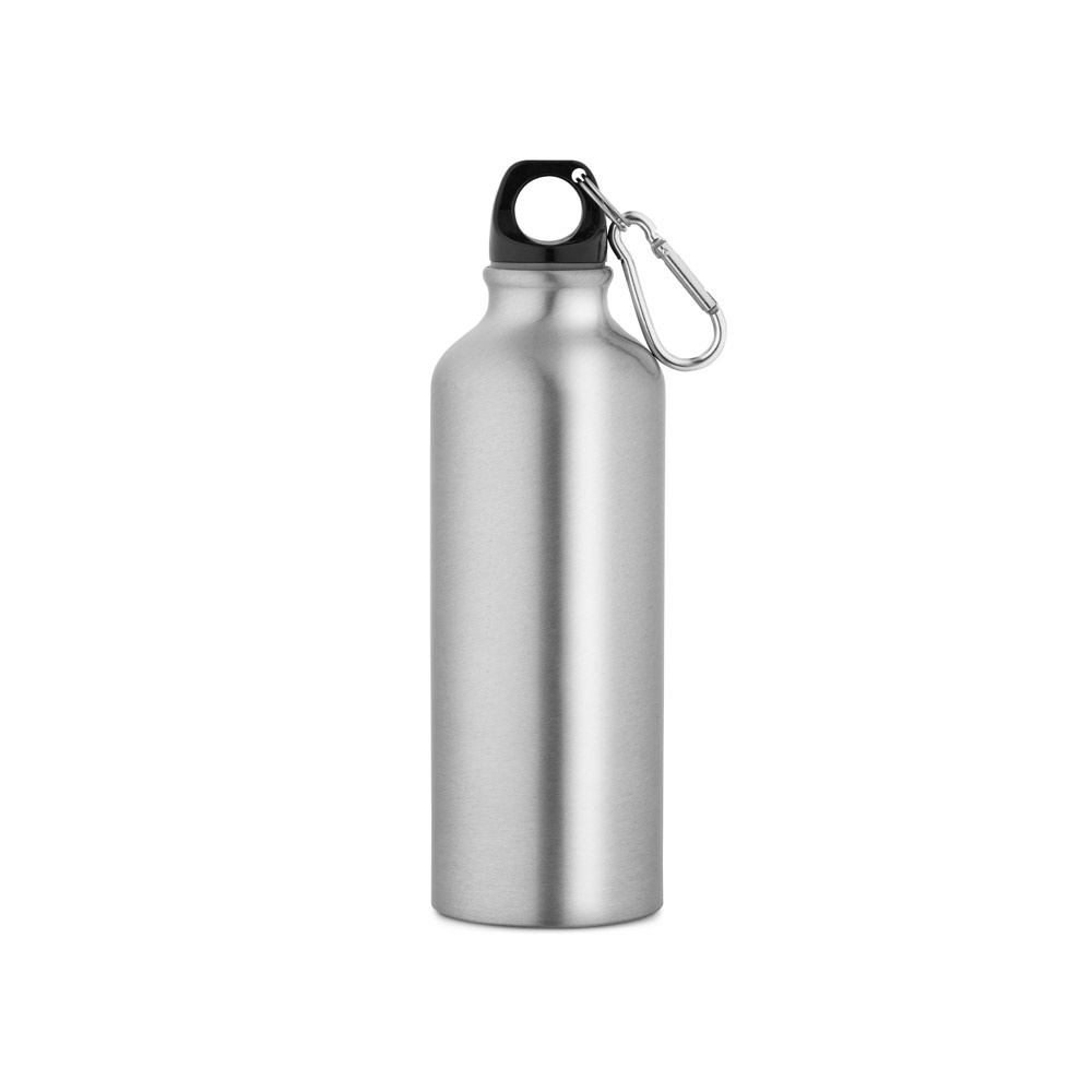 RE-LANDSCAPE M. Borraccia in alluminio riciclato (100% rAL) con moschettone 530 mL